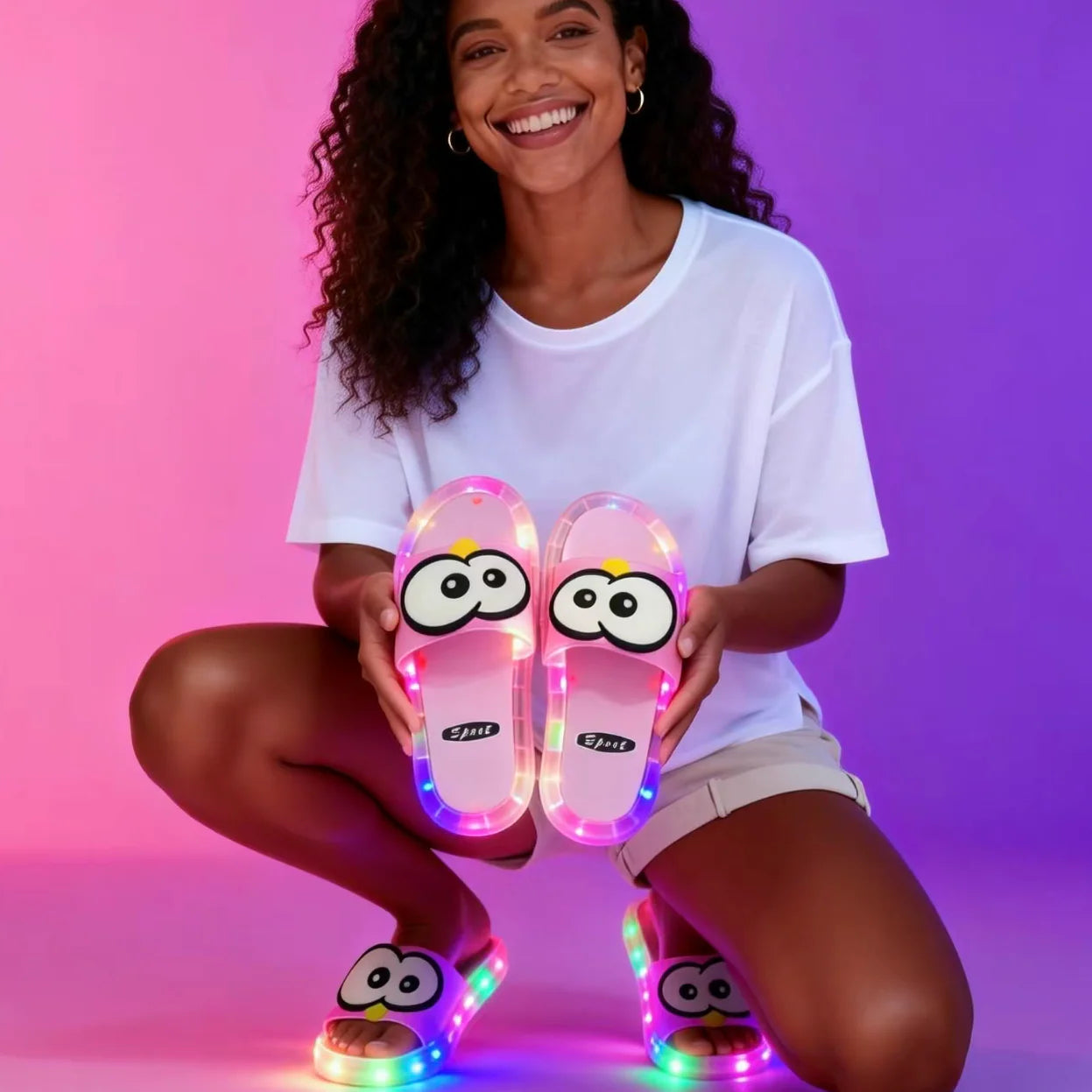 LED Light-Up Glow Sandals