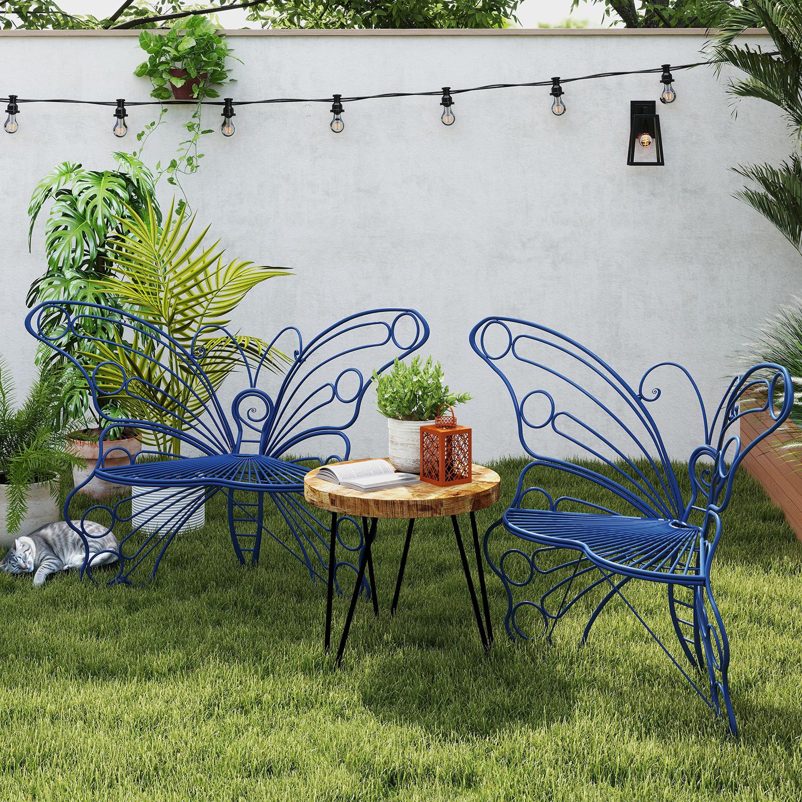 Outdoor Metal Butterfly Chairs