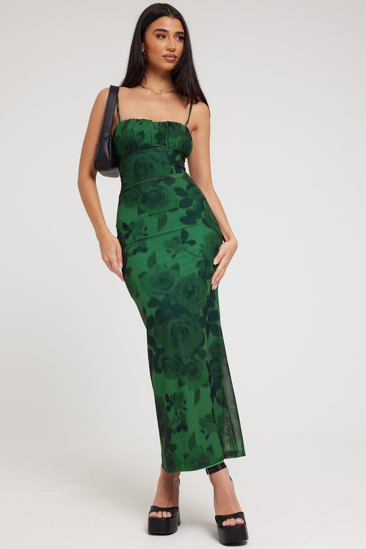 Jgr & Stn Throne Maxi Dress Thorne Print
