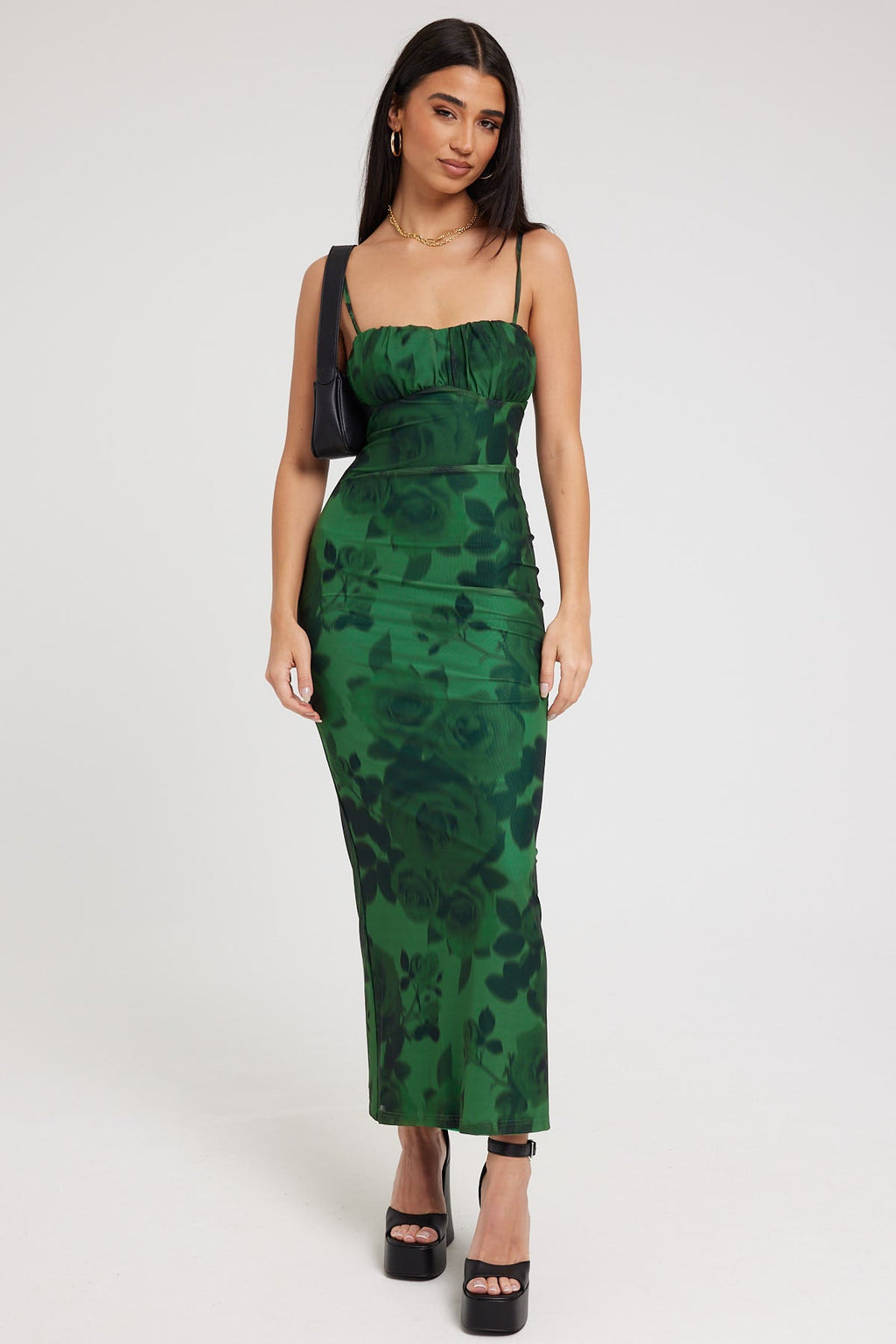 Jgr & Stn Throne Maxi Dress Thorne Print