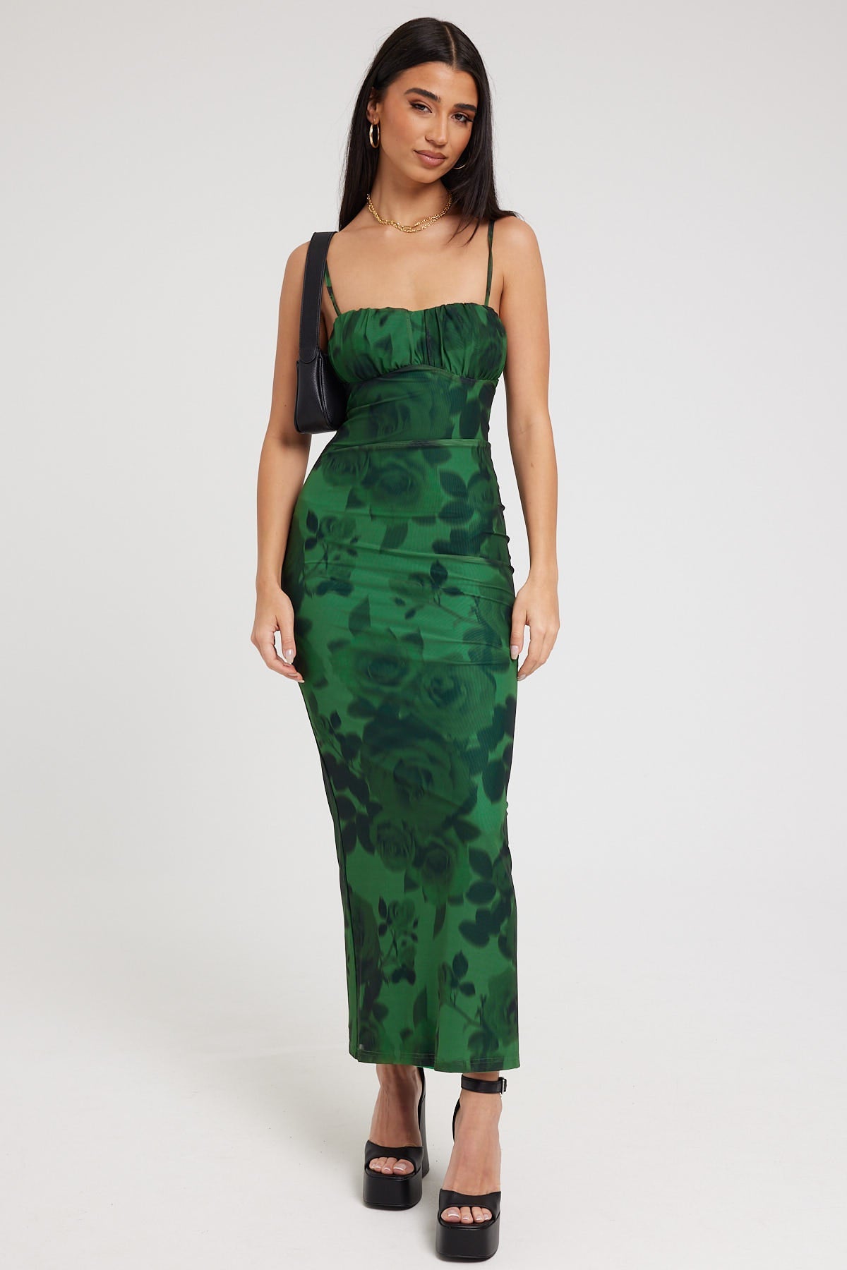 Jgr & Stn Throne Maxi Dress Thorne Print