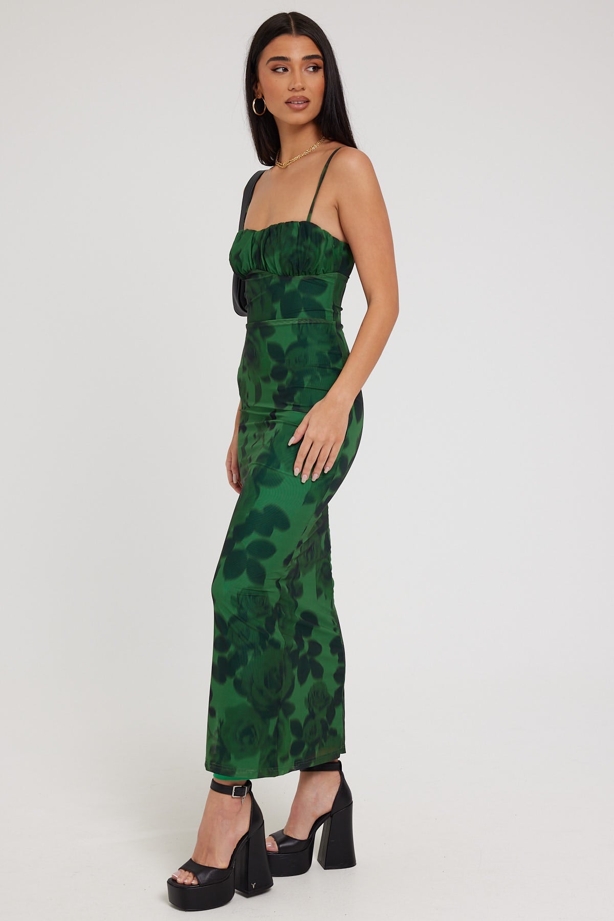 Jgr & Stn Throne Maxi Dress Thorne Print