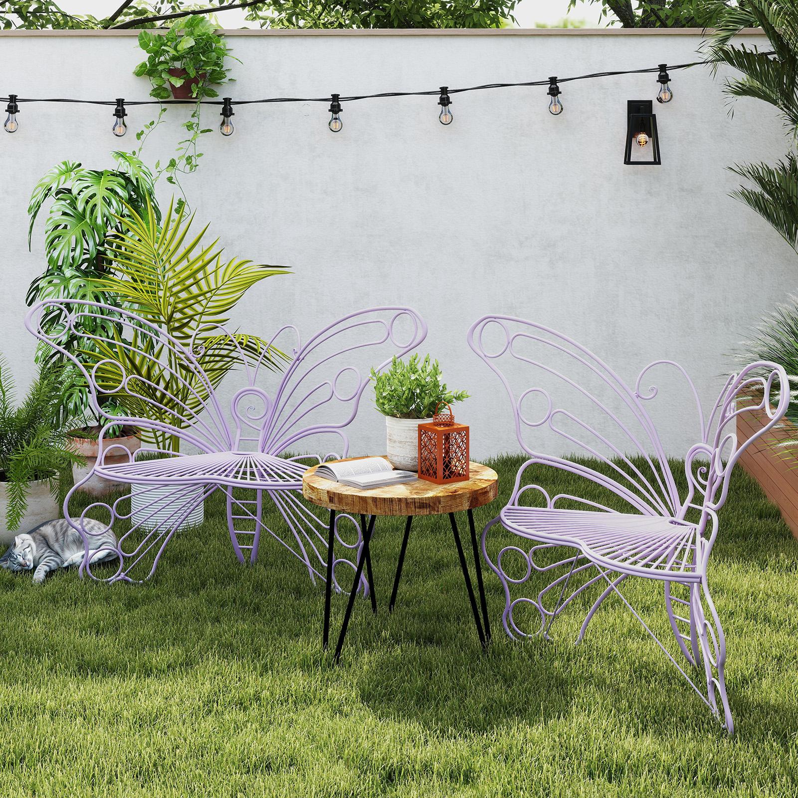 Outdoor Metal Butterfly Chairs