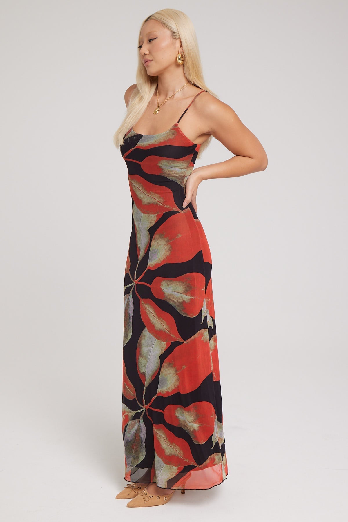 Perfect Stranger Bromeliad Dream Maxi Dress Multi Colour