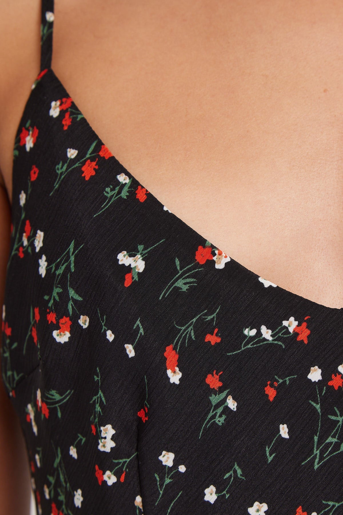 Luck & Trouble Petal Prima Mini Dress Black Print