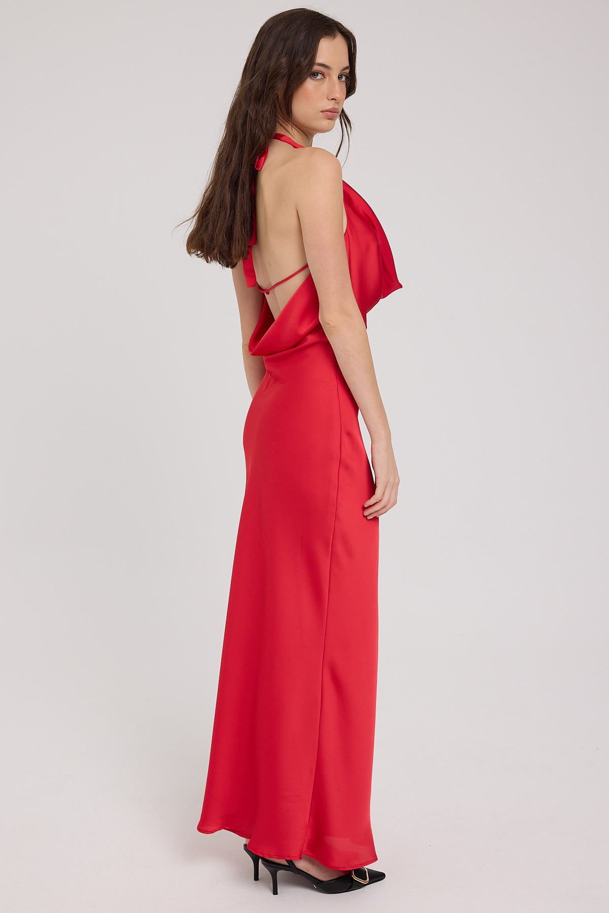 Luck & Trouble Greta Maxi Dress Red