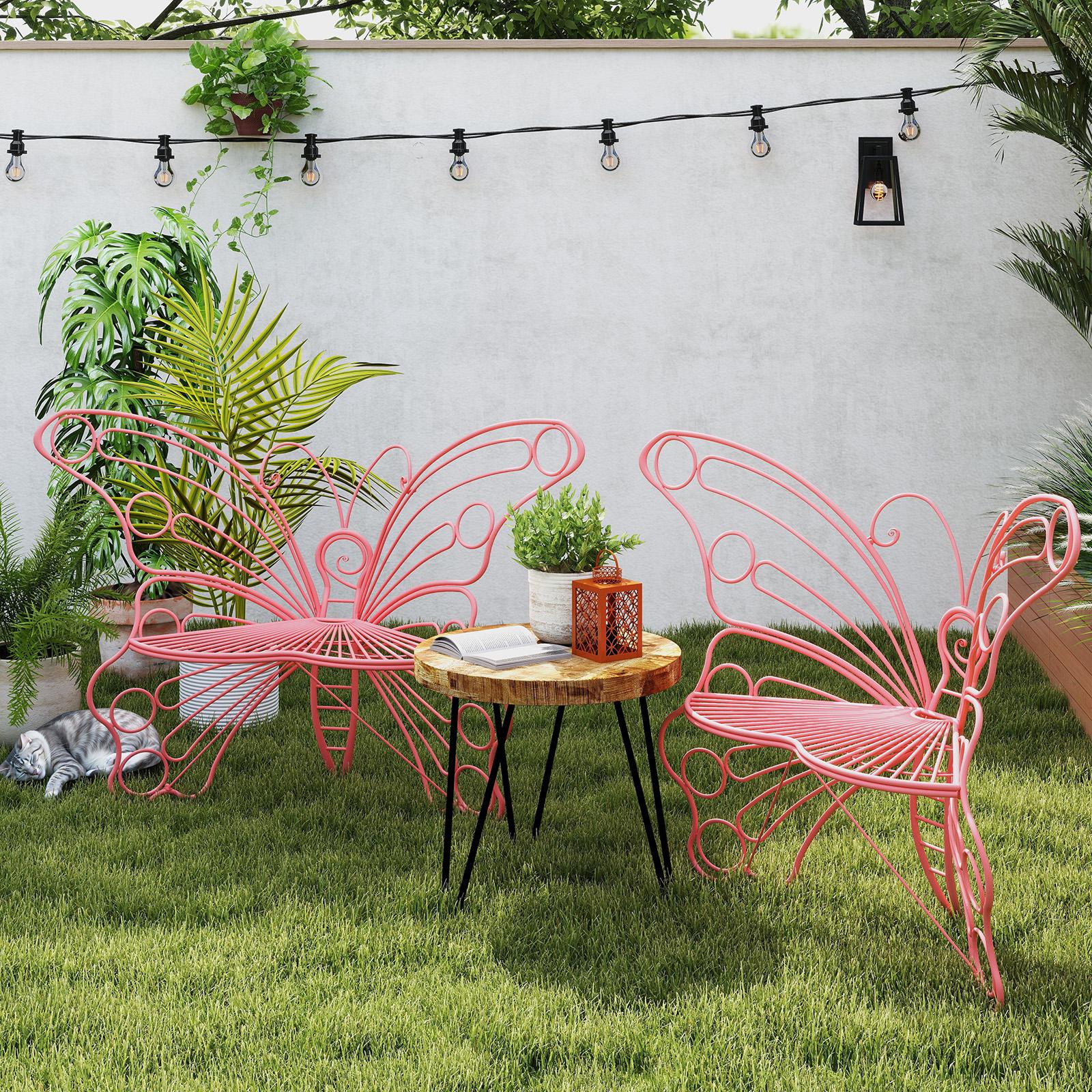 Outdoor Metal Butterfly Chairs