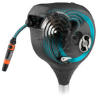 Automatic Retractable Garden Hose Reel on Metal Spike with 360° swivel