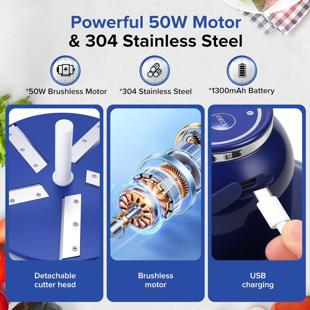 Automatic Fruit and Garlic Peeler-50W Motor with Stainless Steel Blades