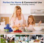 Automatic Fruit and Garlic Peeler-50W Motor with Stainless Steel Blades