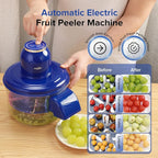 Automatic Fruit and Garlic Peeler-50W Motor with Stainless Steel Blades