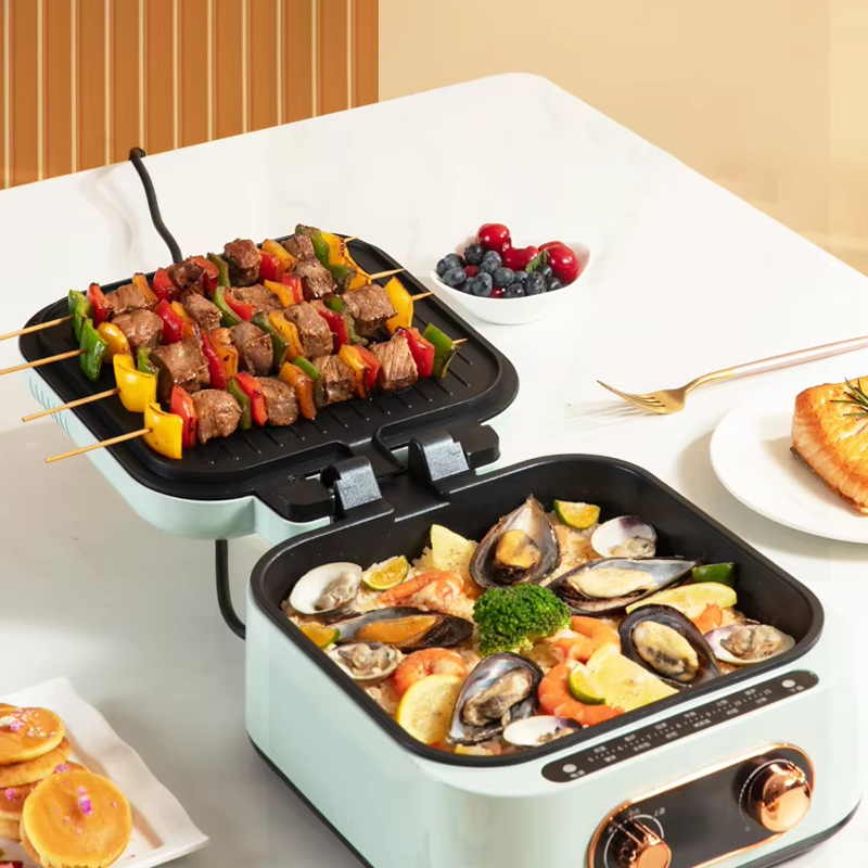 7-in-1 Electric Griddle with Non-Stick Coating