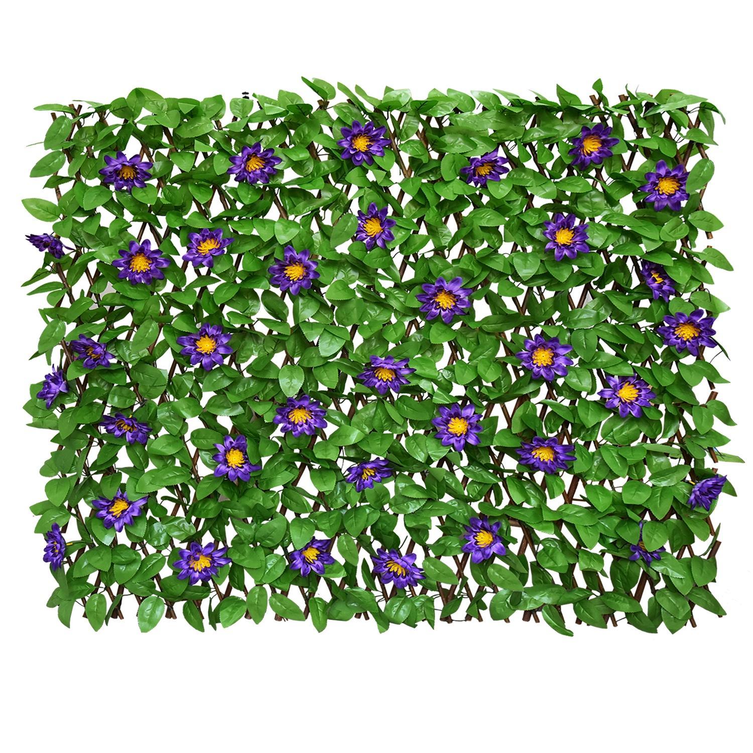 Decorative Faux Ivy Fencing Panel