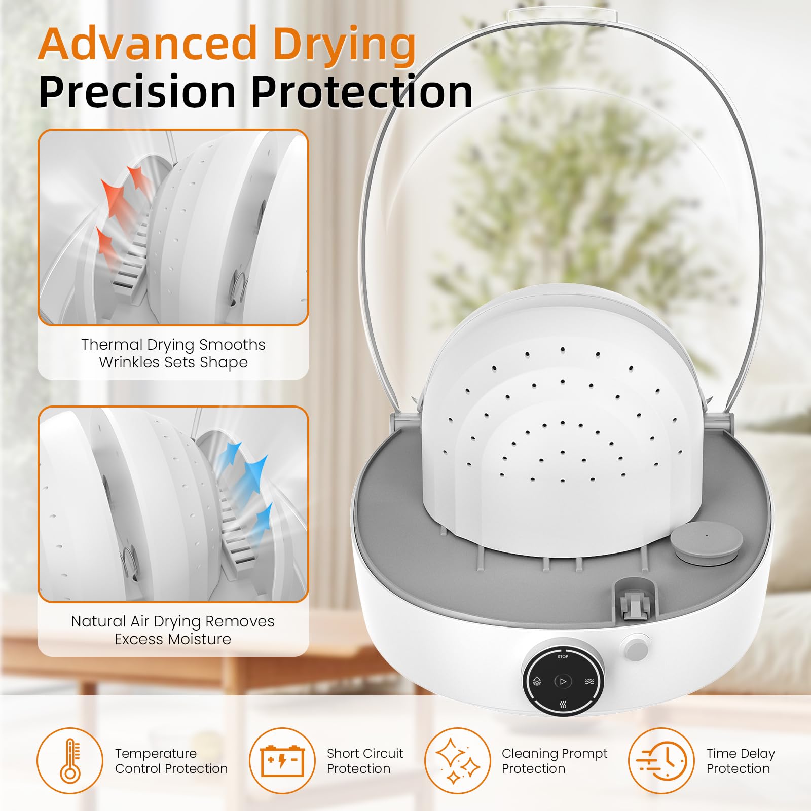 3-in-1 Automatic Cap Cleaner Hat Care Machine Steam Cleaning Ironing Drying