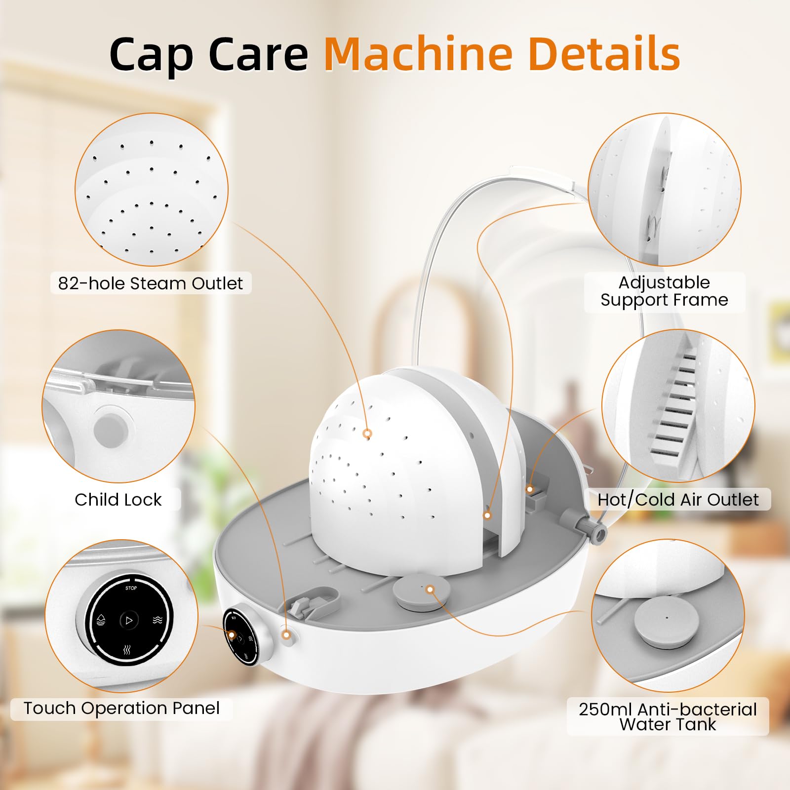 3-in-1 Automatic Cap Cleaner Hat Care Machine Steam Cleaning Ironing Drying