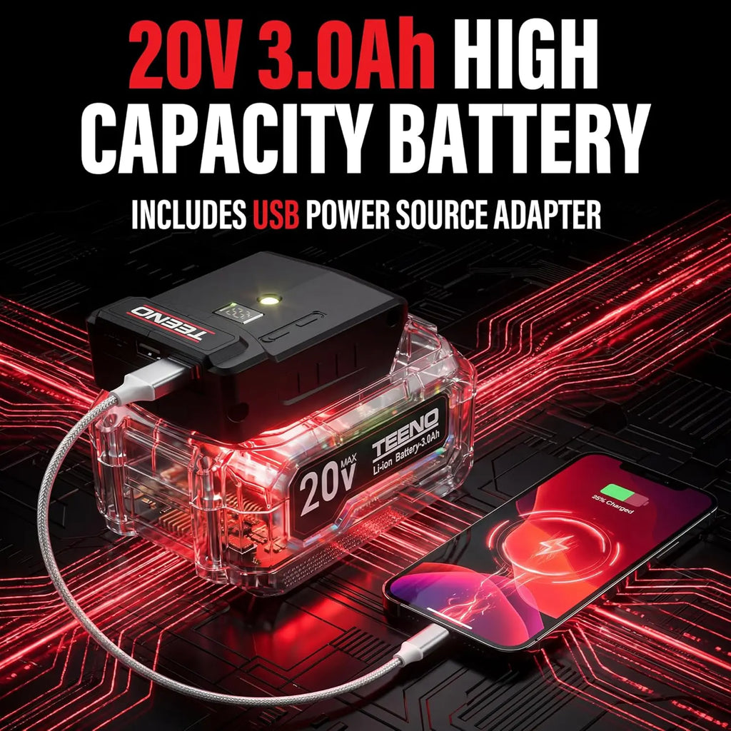 20V Cordless Combo Kit-3.0Ah Lionthium Battery and Charger Portable