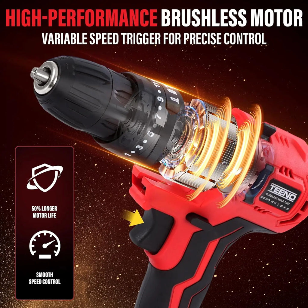 20V Cordless Combo Kit-3.0Ah Lionthium Battery and Charger Portable